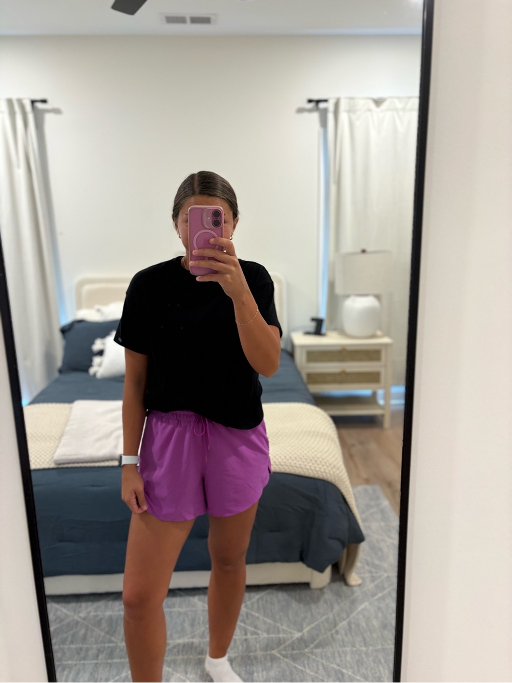 Athleta Vibrant Purple Shorts Size Medium